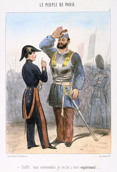 Cartoon relating to the Paris Commune, 1870s