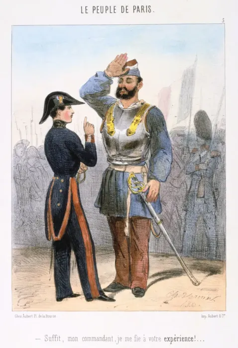 Framed Print : Cartoon relating to the Paris Commune, 1870s Framed Print : Cartoon relating to the Paris Commune, 1870s