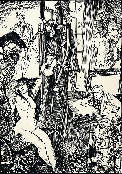 The Cartoonist - Stage VI, c1920. Artist: Edmund Joseph Sullivan