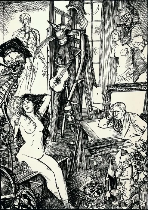 Framed Print : The Cartoonist - Stage VI, c1920. Artist: Edmund Joseph Sullivan Framed Print : The Cartoonist - Stage VI, c1920. Artist: Edmund Joseph Sullivan