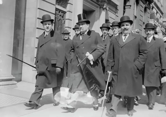 Framed Print : Caruso, Easter Parade, 1913. Creator: Bain News Service Framed Print : Caruso, Easter Parade, 1913. Creator: Bain News Service