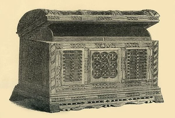 Carved openwork box, 1500-c1860, (1881). Creator: W Tucker