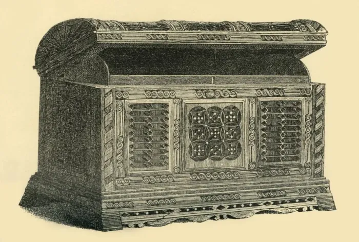 Framed Print : Carved openwork box, 1500-c1860, (1881). Creator: W Tucker Framed Print : Carved openwork box, 1500-c1860, (1881). Creator: W Tucker