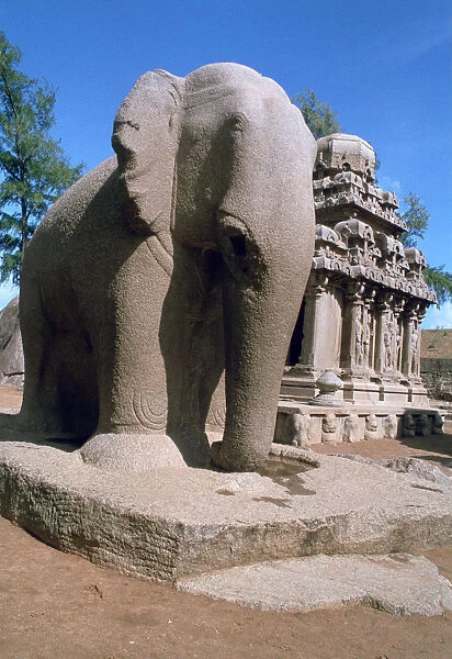 The Shore Temple (built in 700-728 CE), Mahabalipuram, Tamil Nadu, India. -  SuperStock