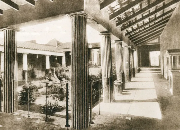 Framed Print : Casa degli Amorini Dorati, Pompeii, Italy, c1900s Framed Print : Casa degli Amorini Dorati, Pompeii, Italy, c1900s