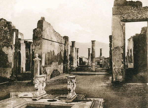 Casa di Cornelio Rufo, Pompeii, Italy, c1900s