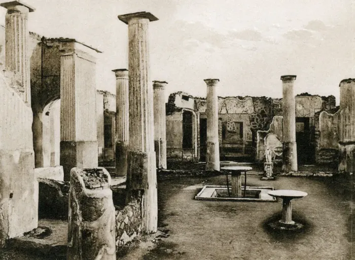 Framed Print : Casa di Marco Olconio, Pompeii, Italy, c1900s Framed Print : Casa di Marco Olconio, Pompeii, Italy, c1900s