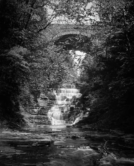 Framed Print : Cascadilla Gorge, Ithaca, N.Y. c1900. Creator: Unknown Framed Print : Cascadilla Gorge, Ithaca, N.Y. c1900. Creator: Unknown