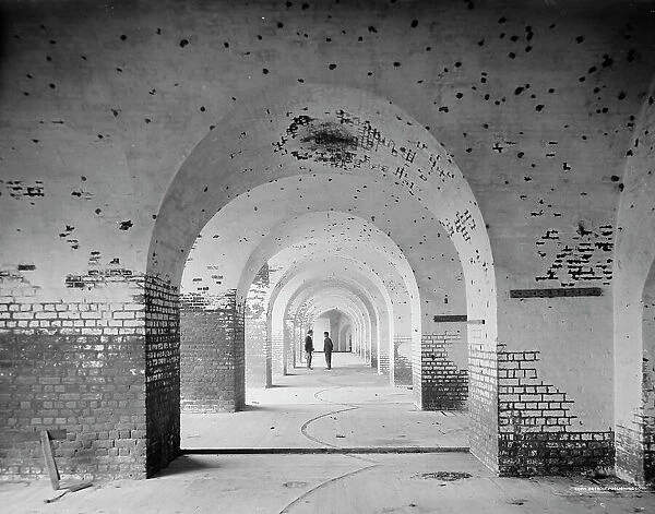 Within the casements, Fort Pulaski, Savannah, Ga. c1907. Creator: Unknown