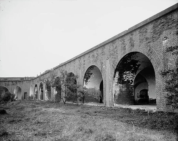 Casements, Fort Pulaski, Savannah, Ga. c1907. Creator: Unknown