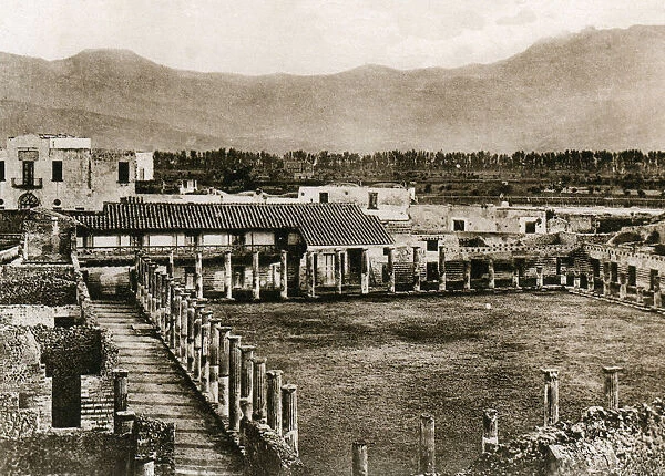 Caserma dei glagiatori, Pompeii, Italy, c1900s