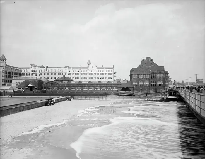 Framed Print : Casino, Atlantic City, N.J. between 1900 and 1905. Creator: Unknown Framed Print : Casino, Atlantic City, N.J. between 1900 and 1905. Creator: Unknown