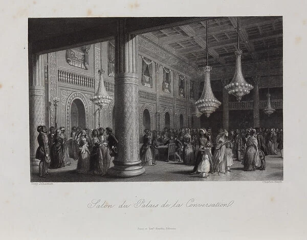 The Casino at the Kurhaus in Baden-Baden, 1840s