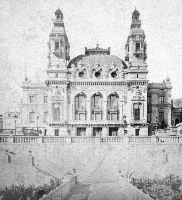 Framed Print : The casino at Monte Carlo, Monaco, late 19th century. Artist: Alfredo Noack Framed Print : The casino at Monte Carlo, Monaco, late 19th century. Artist: Alfredo Noack