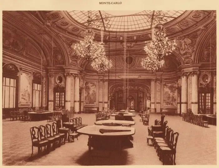 Framed Print : The Casino. - Schmits hall, Monte Carlo, 1930. Creator: Unknown Framed Print : The Casino. - Schmits hall, Monte Carlo, 1930. Creator: Unknown
