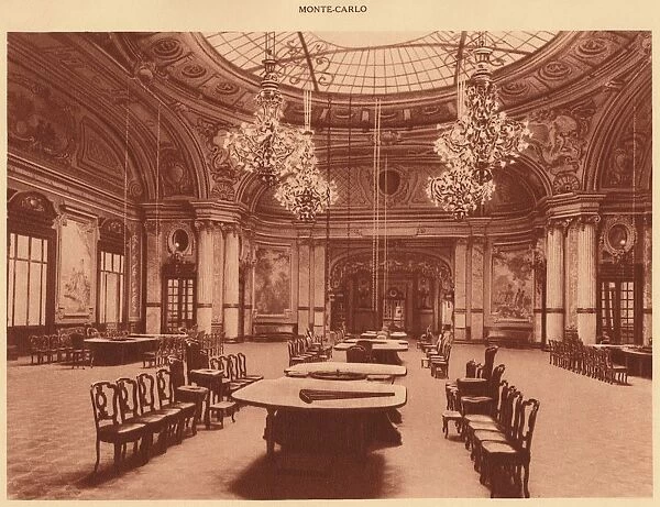 The Casino. - Schmits hall, Monte Carlo, 1930. Creator: Unknown