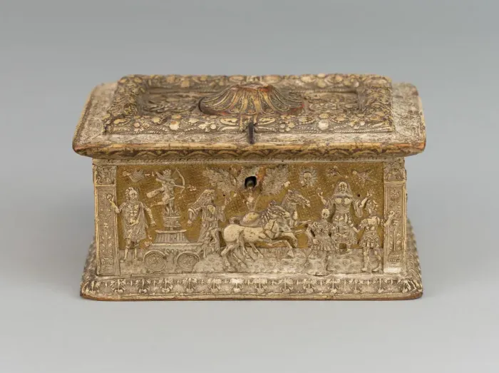 Framed Print : Casket, Italy, 1500 / 1525. Creator: Unknown Framed Print : Casket, Italy, 1500 / 1525. Creator: Unknown