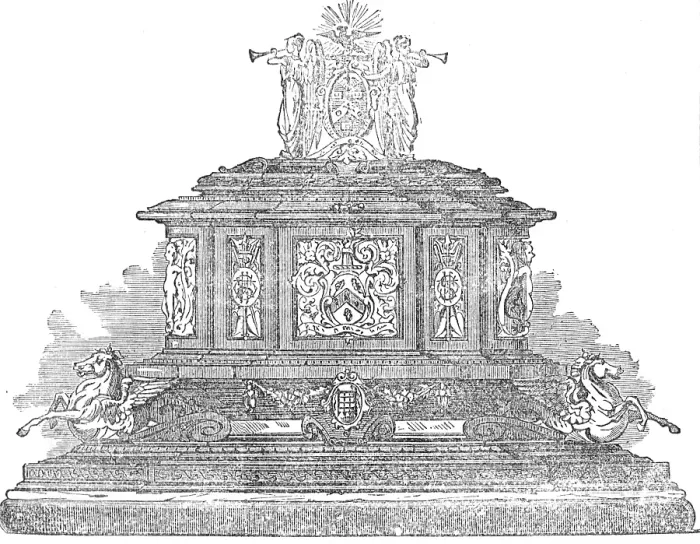 Framed Print : Casket presented to the Right Hon. W. H. Smith, M.P. by the Stationers Company, 1880. Creator: Unknown Framed Print : Casket presented to the Right Hon. W. H. Smith, M.P. by the Stationers Company, 1880. Creator: Unknown