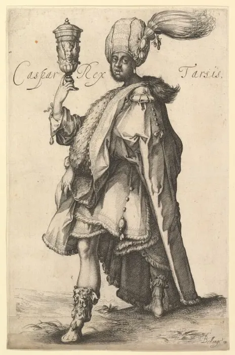 Framed Print : Caspar, after Three Magi series by Jacques Bellange, ca. 1615. Creator: Matthaus Merian Framed Print : Caspar, after Three Magi series by Jacques Bellange, ca. 1615. Creator: Matthaus Merian