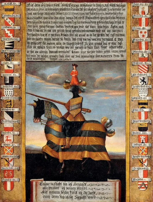 Framed Print : Caspar Nothafft von Hohenberg. Artist: Anonymous Framed Print : Caspar Nothafft von Hohenberg. Artist: Anonymous