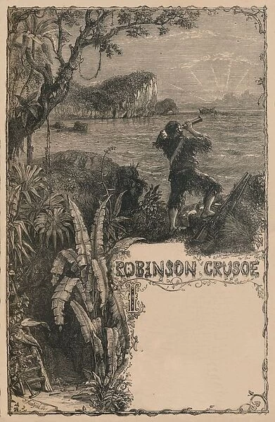 Cassells Robinson Crusoe, c1870