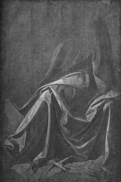 Framed Print : Cast of Drapery for a Seated Figure, c1475 (1945). Artist: Leonardo da Vinci Framed Print : Cast of Drapery for a Seated Figure, c1475 (1945). Artist: Leonardo da Vinci