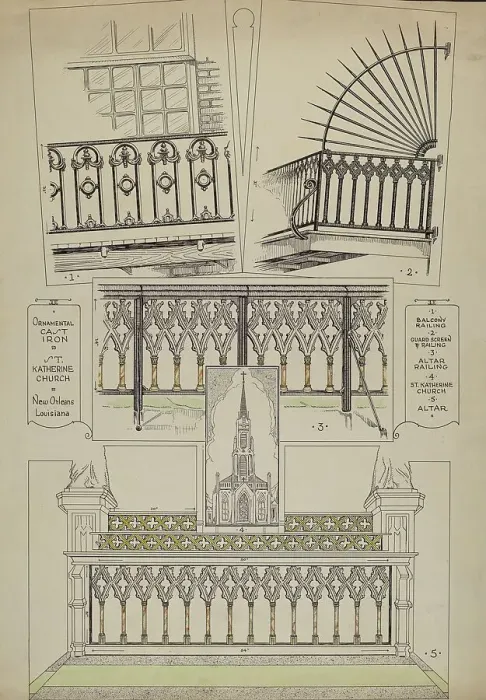 Framed Print : Cast Iron Balcony Rail, c. 1936. Creator: Thomas Byrne Framed Print : Cast Iron Balcony Rail, c. 1936. Creator: Thomas Byrne