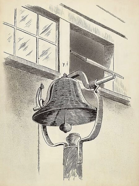 Cast Iron Bell, c. 1936. Creator: Arelia Arbo