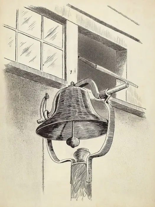 Framed Print : Cast Iron Bell, c. 1936. Creator: Arelia Arbo Framed Print : Cast Iron Bell, c. 1936. Creator: Arelia Arbo
