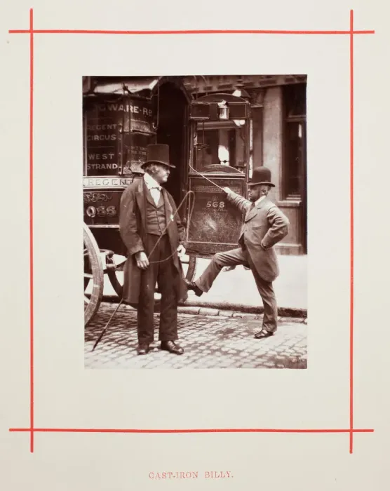 Framed Print : Cast-Iron Billy, 1877. Creator: John Thomson Framed Print : Cast-Iron Billy, 1877. Creator: John Thomson