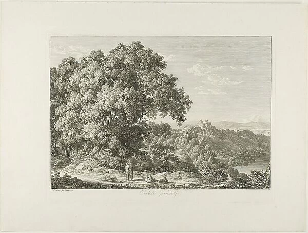 Castel Gandolfo, 1792. Creator: Johann Christian Reinhart