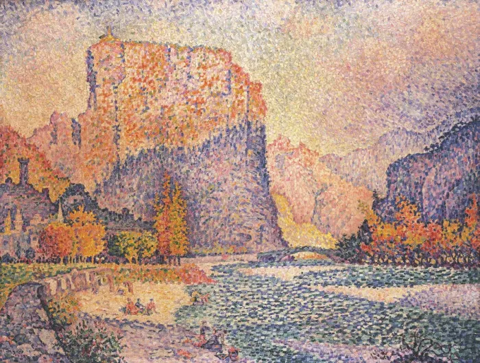 Framed Print : Castellane, 1902. Creator: Signac, Paul (1863-1935) Framed Print : Castellane, 1902. Creator: Signac, Paul (1863-1935)