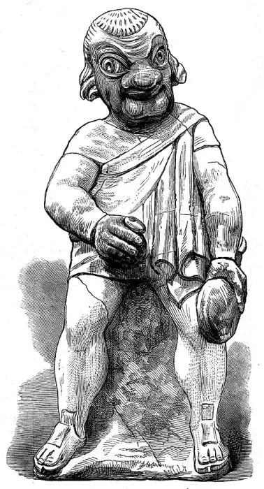 Framed Print : The Castellani Collection in the British Museum - the Glutton, (Roman comedy), 1873. Creator: Unknown Framed Print : The Castellani Collection in the British Museum - the Glutton, (Roman comedy), 1873. Creator: Unknown