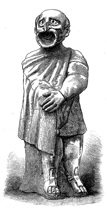 Framed Print : The Castellani Collection in the British Museum - the Thief, (Roman comedy), 1873. Creator: Unknown Framed Print : The Castellani Collection in the British Museum - the Thief, (Roman comedy), 1873. Creator: Unknown