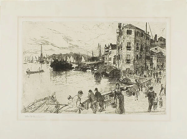 Castello Quarter, Riva, 1880 / 1882. Creator: Otto Henry Bacher
