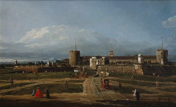 Castello Sforzesco in Milan, 1744