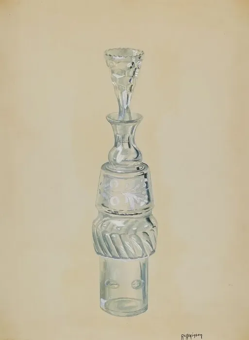Framed Print : Caster Bottle, c. 1936. Creator: Ralph Atkinson Framed Print : Caster Bottle, c. 1936. Creator: Ralph Atkinson