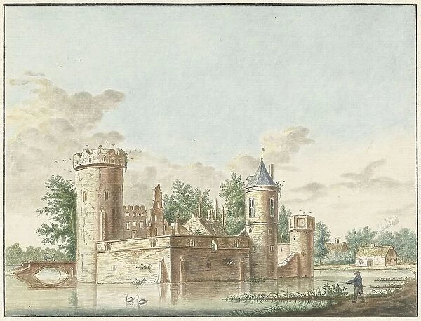 The castle of Aalst in the Bommelerwaard, 1754-1810. Creator: Pieter Remmers