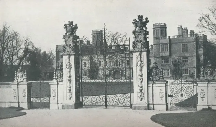 Framed Print : Castle Ashby, Northants, c1915 Framed Print : Castle Ashby, Northants, c1915