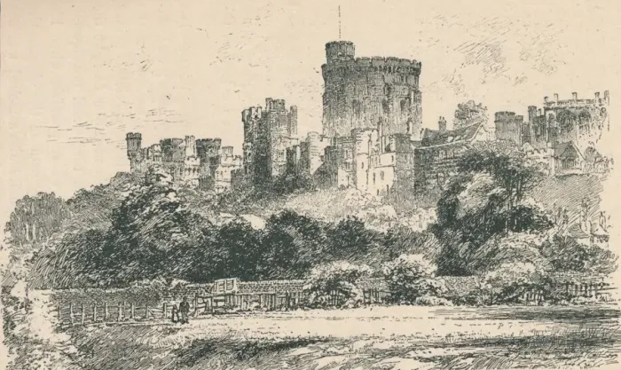 Framed Print : The Castle from the Berkshire Shore, 1895 Framed Print : The Castle from the Berkshire Shore, 1895