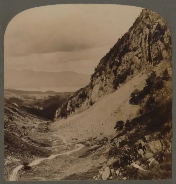 Framed Print : Castle Craig and the beautiful Borrowdale Valley, Lake Distriict, England, 1903 Framed Print : Castle Craig and the beautiful Borrowdale Valley, Lake Distriict, England, 1903
