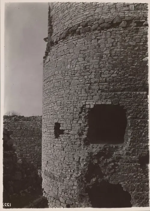Framed Print : Castle - fragment of the lower parts of the cylindrical tower, Bedzin, 1924. Creator: A Karczewski Framed Print : Castle - fragment of the lower parts of the cylindrical tower, Bedzin, 1924. Creator: A Karczewski