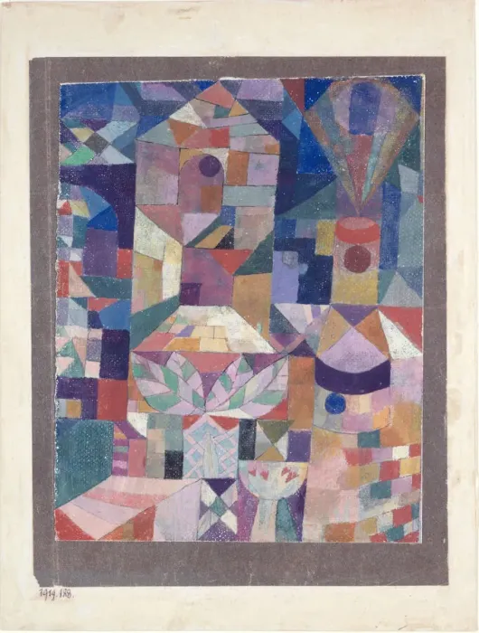 Framed Print : Castle Garden, 1919. Creator: Klee, Paul (1879-1940)