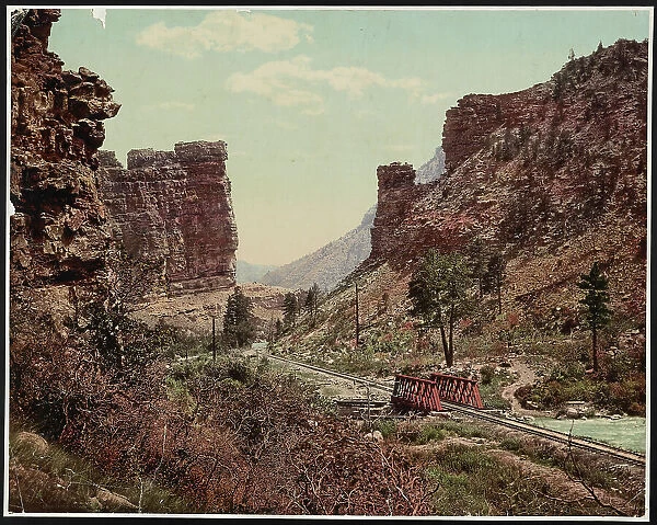 Castle Gate, Utah, c1900. Creator: William H. Jackson