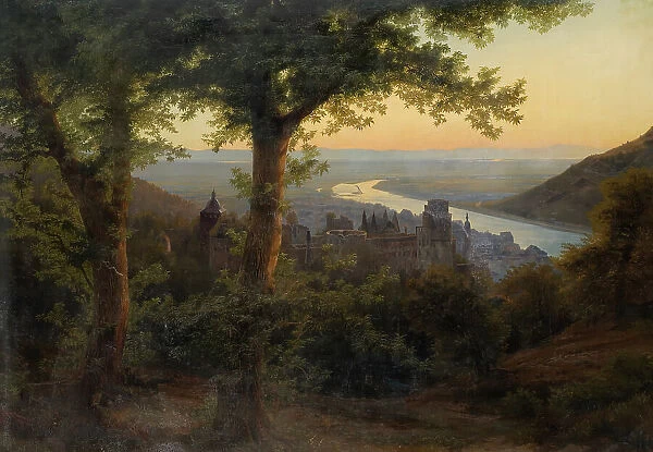 The Castle of Heidelberg, 1838. Creator: Carl Dahl