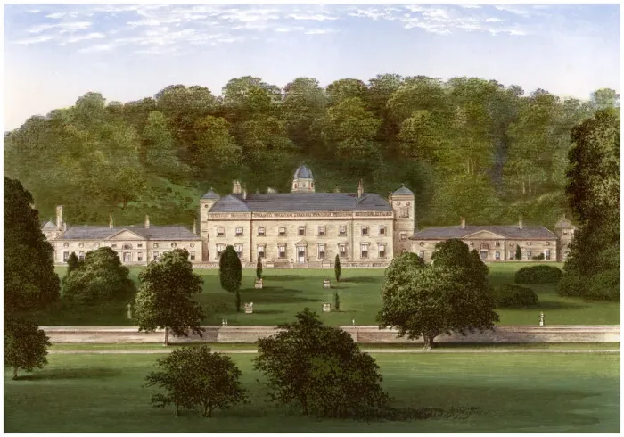 Framed Print : Castle Hill, Devon, home of Earl Fortescue, c1880 Framed Print : Castle Hill, Devon, home of Earl Fortescue, c1880