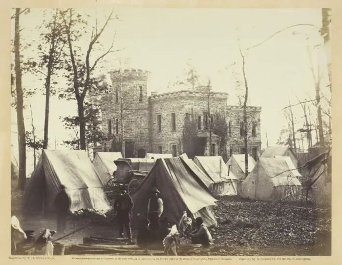 Framed Print : Castle Murray, Near Auburn, Virginia, November 1863. Creator: Alexander Gardner Framed Print : Castle Murray, Near Auburn, Virginia, November 1863. Creator: Alexander Gardner