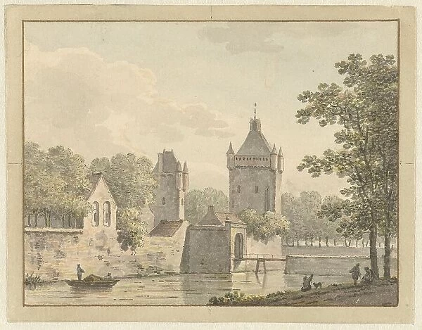 Castle De Pol in Vianen, 1769. Creator: Johann Heinrich Muntz