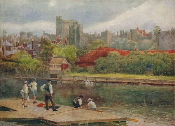 The Castle from the Rafts, c1900. Artist: William Biscombe Gardner