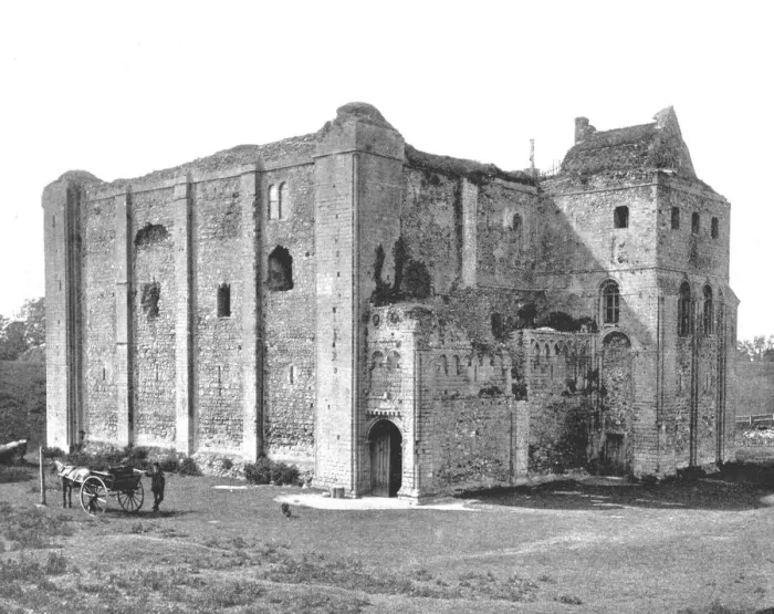 Framed Print : Castle Rising, Norfolk, 1894. Creator: Unknown Framed Print : Castle Rising, Norfolk, 1894. Creator: Unknown